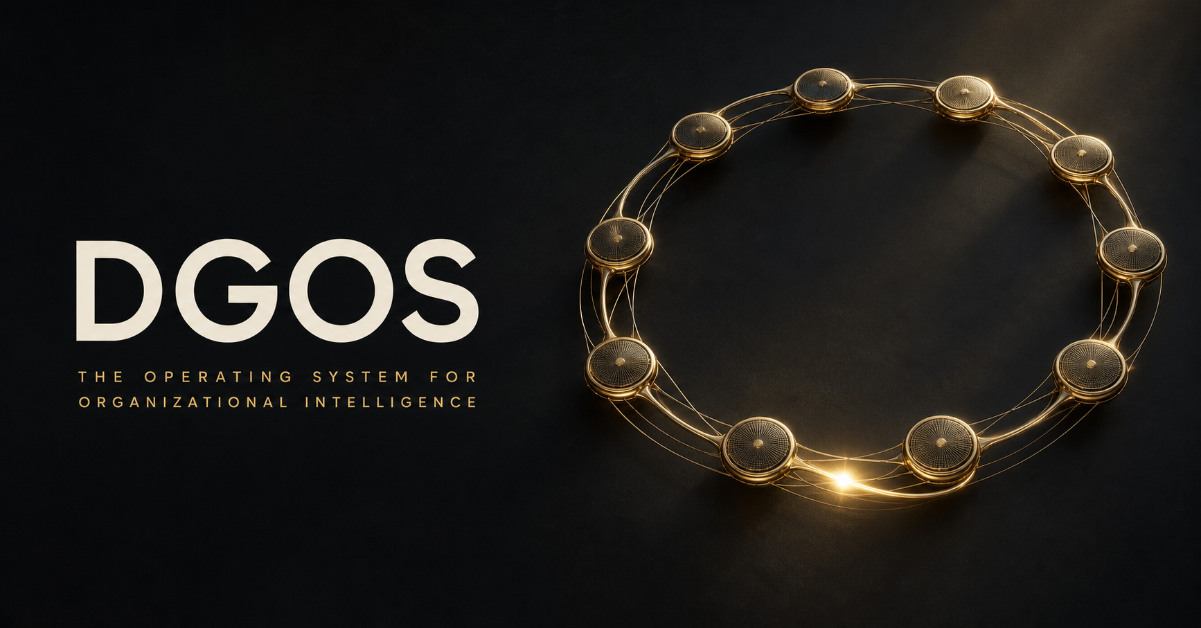 DGOS Intelligence Loop in Gold und Anthrazit